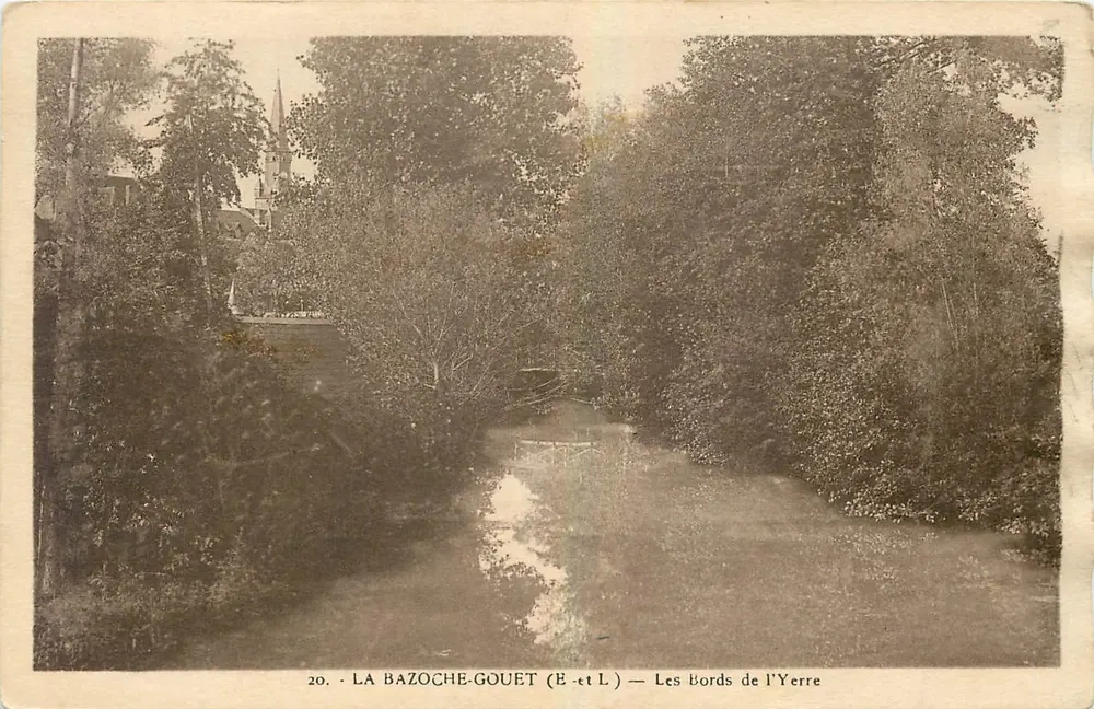 La Bazoches-Gouet (E-et L) — Les Bords de l'Yerre — Édition La Bardet (E-et L) - Recto