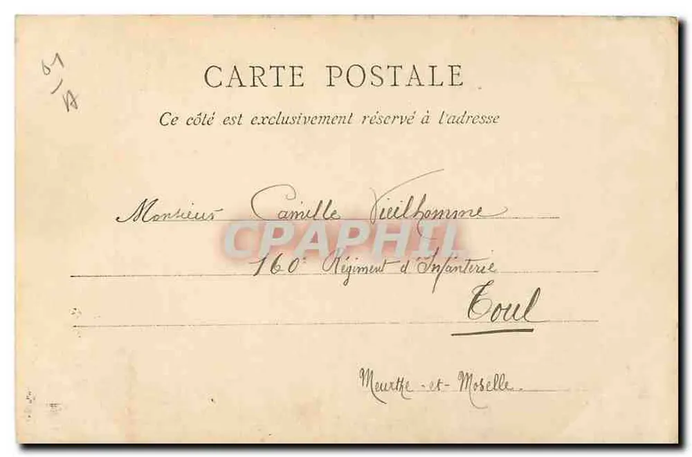 Sées — Haupteingang der Kathedrale — Die C.P.A. Paris - Rückseite