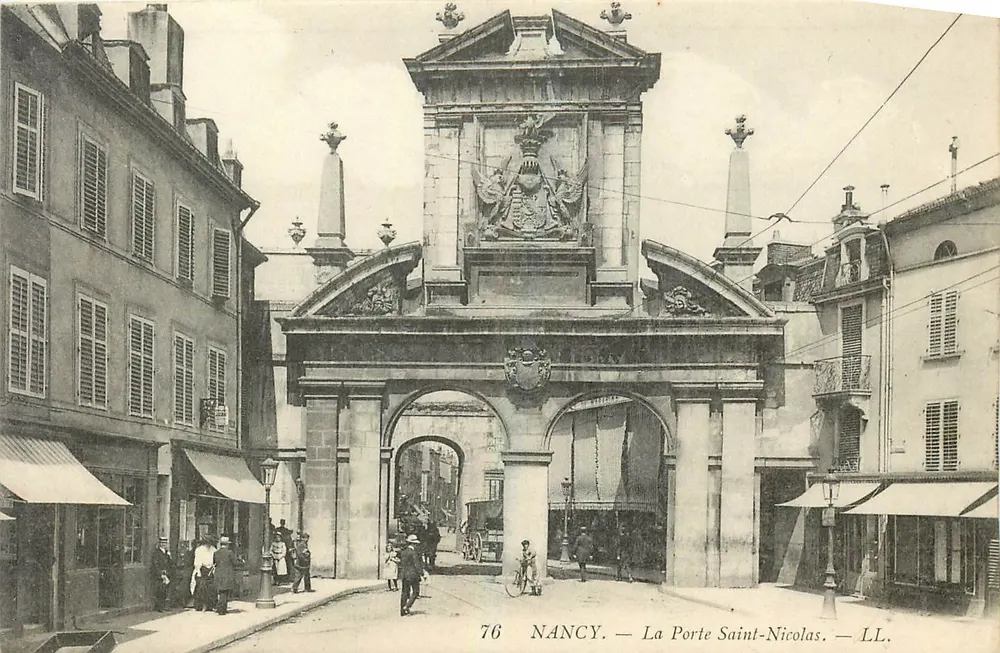 Nancy — A Porta Saint-Nicolas — LL. n° 76 - Frente