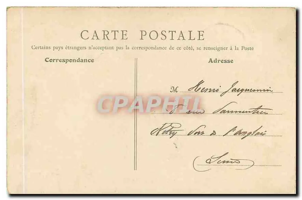 Chambord — O Castelo — B.F., Paris, n°2 - Verso