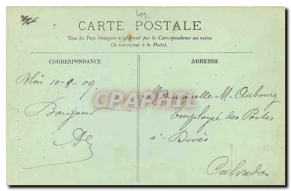 Blois — Le Château — Pavillon de Catherine de Médicis — LL. - Verso