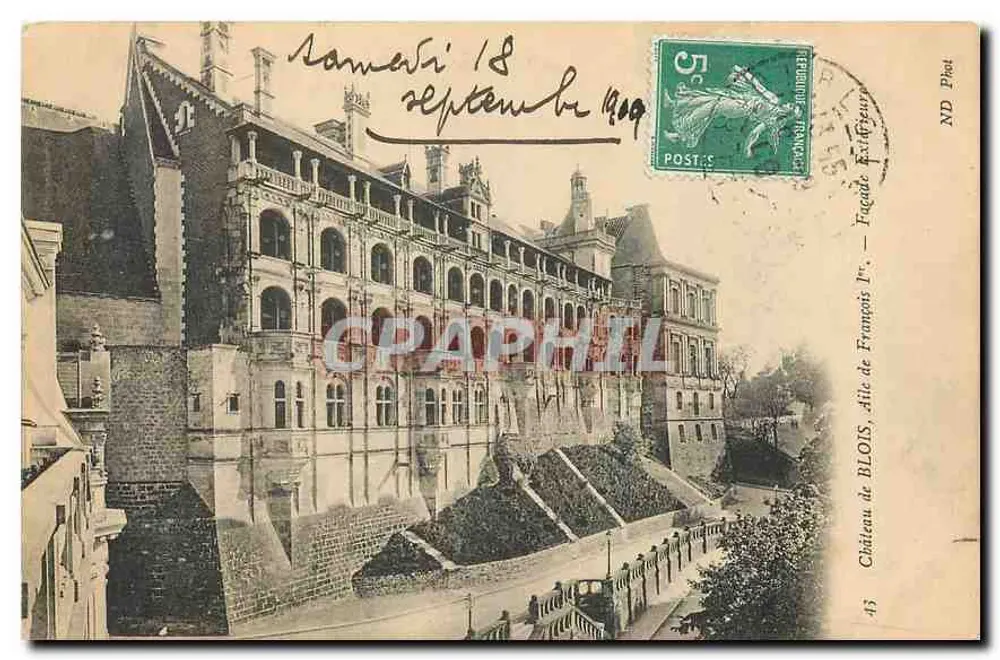 Schloss Blois — Prinzessinnenfassade — ND Piel - Vorderseite