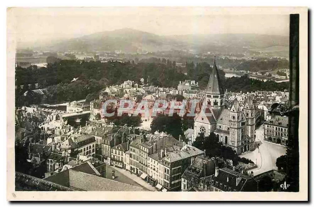 Vue générale vers le Mont St-Quentin — 78 METZ — éditeur C.A.P. - Recto
