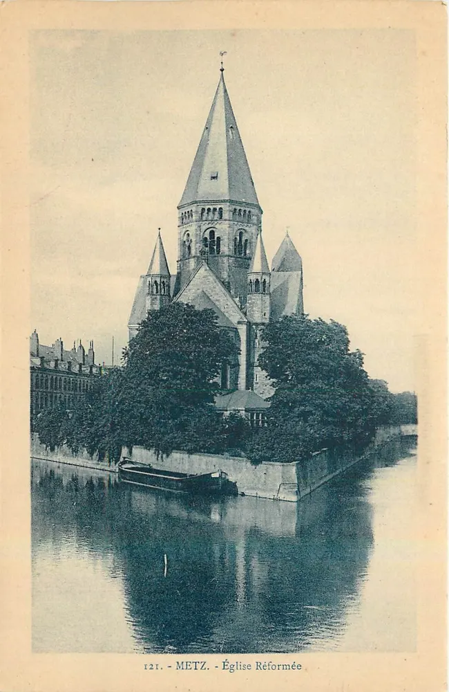Metz — Igreja Reformada — P. Bonnaive Edit. Metz - Frente
