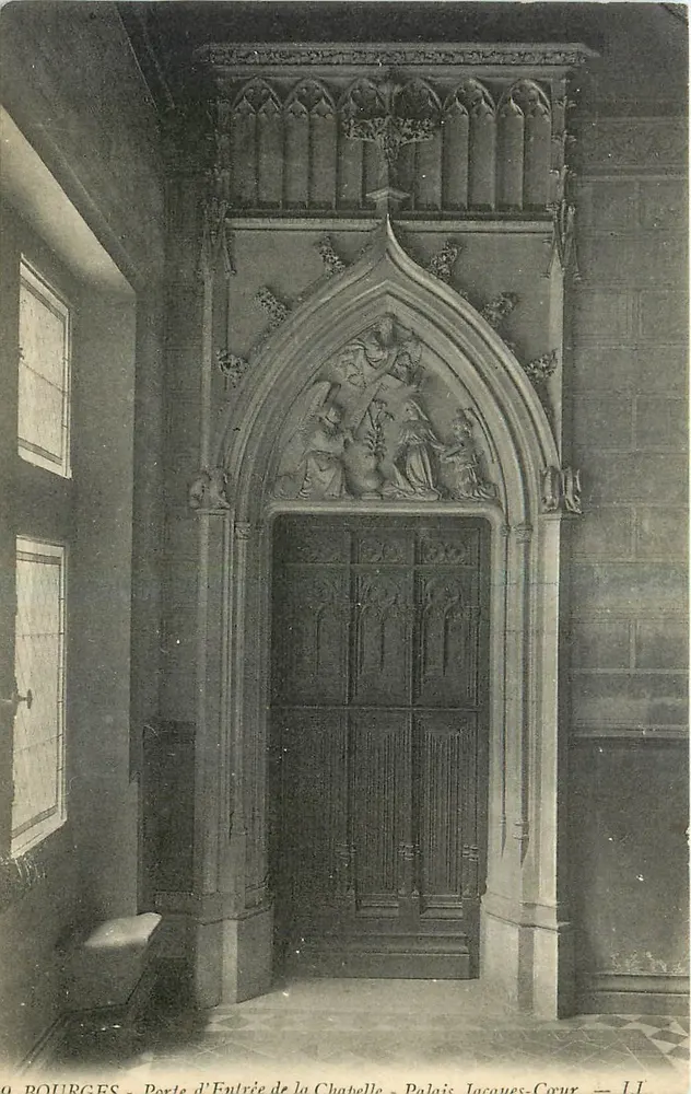 Bourges - Porte d'Entrée de la Chapelle - Palais Jacques-Cœur — LL - Recto