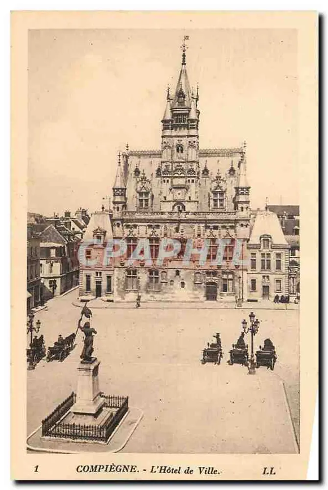 Compiègne - O Hotel de Ville - Graphil, n°1 - Frente