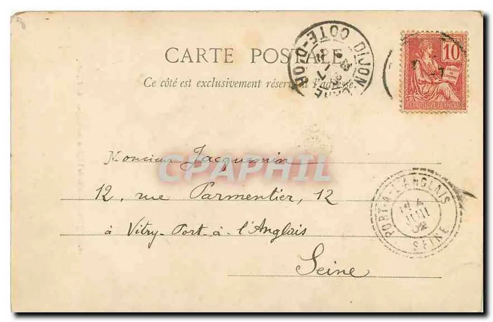Dijon - Abside da Igreja de São Benigno - L. V., edição 3 Julho - Verso