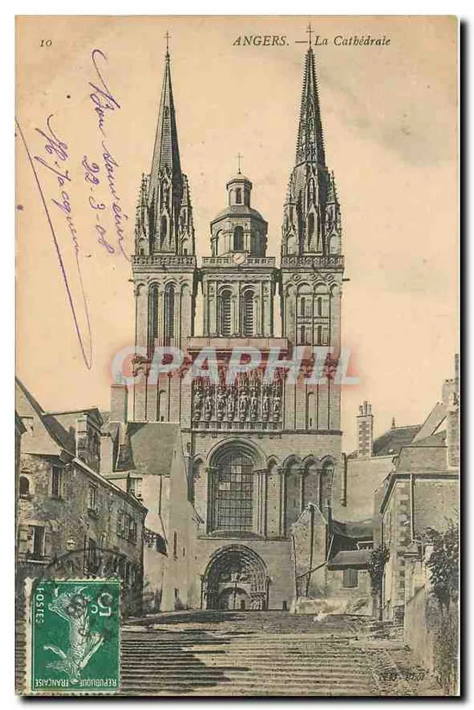 Angers — A Catedral — Editor não identificado, n° de série 10 - Frente