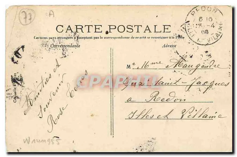 Annet — Le Pont — éditeur imprimeur non visible - Verso