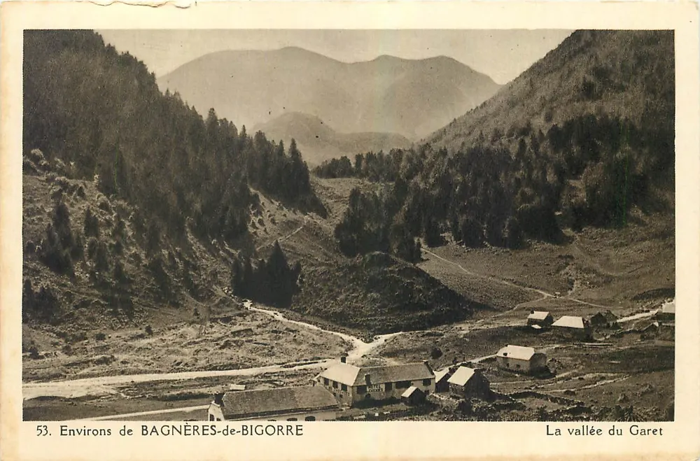 La vallée du Garet — Environs de Bagnères-de-Bigorre — série 53 - Recto
