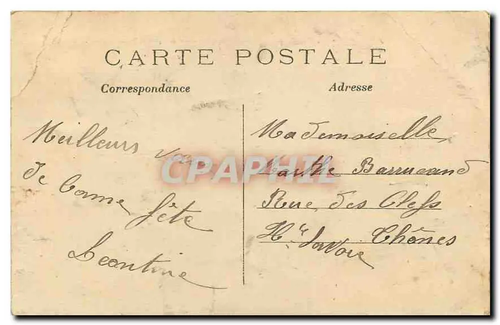 Friedhof des Père Lachaise — Der Krematoriumsbackofen — Verlag: 315. PARIS - Rückseite