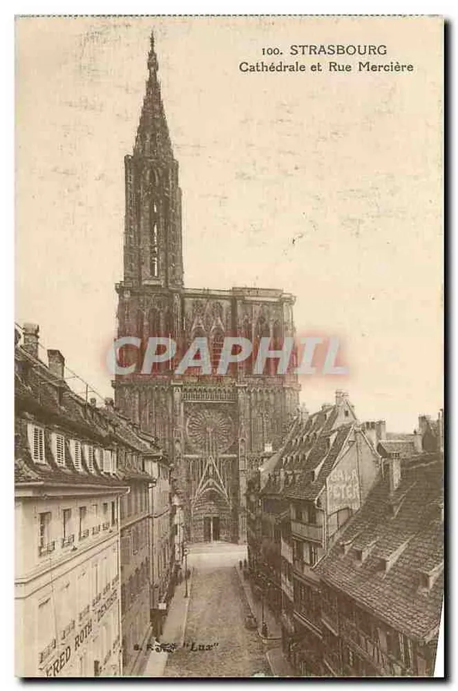 Strasbourg — Cathédrale et Rue Mercière — Fred Roth - Recto