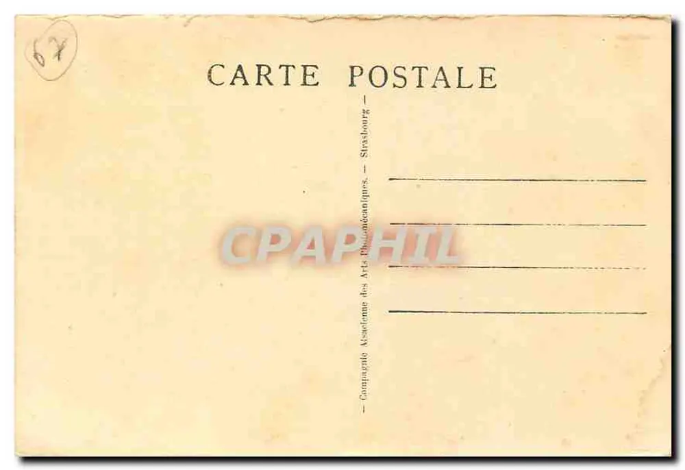 Strasbourg - Casa Kammerzell — Restaurante Kammerzell — n° 42 - Verso