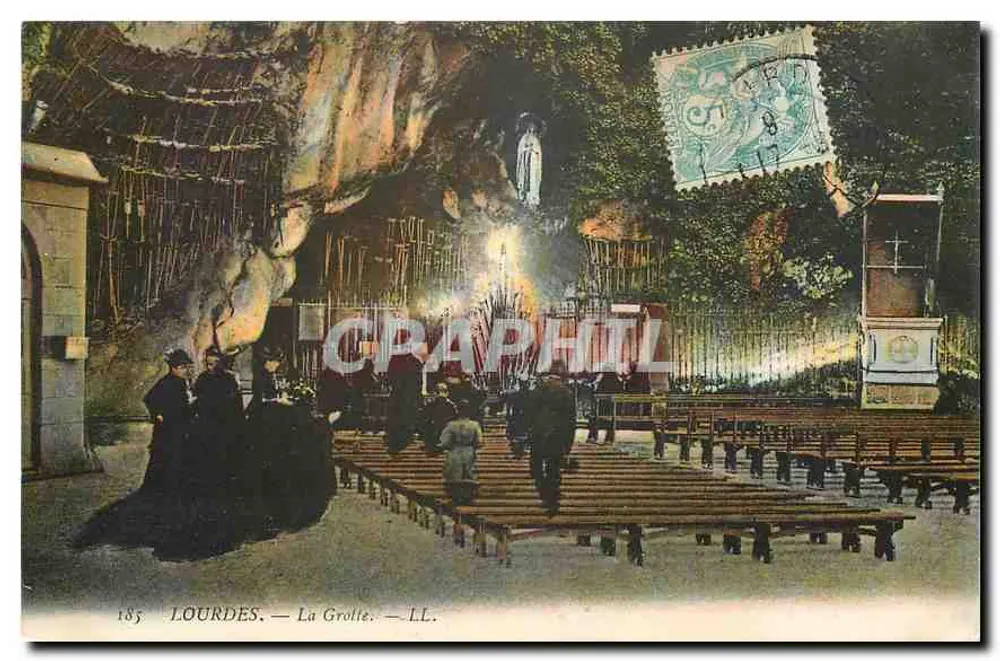 Lourdes — A Grotta — LL. - Frente