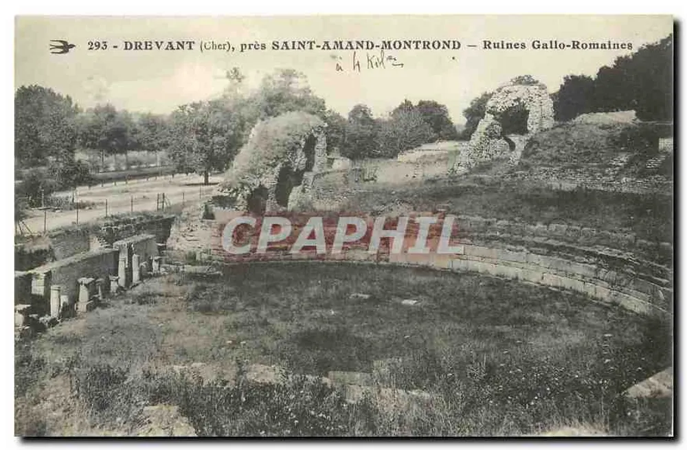 Drevant (Cher), in der Nähe von Saint-Amand-Montrond — Gallo-Römische Ruinen — n° 293 - Vorderseite