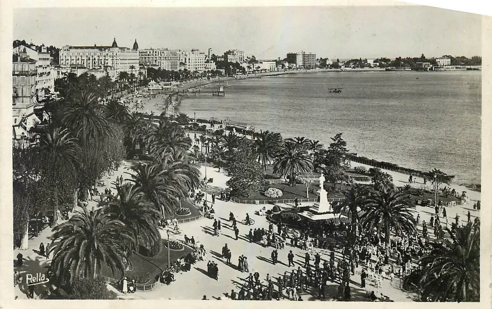 Cannes — Os Jardins da Croisette — Réella - Frente