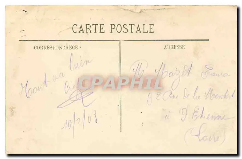 Marselha - Rua da Corniche - L.R. - n°1048 - Verso