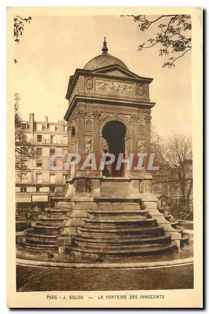 Paris - J. Goujon — Die Fontaine des Innocents - Vorderseite