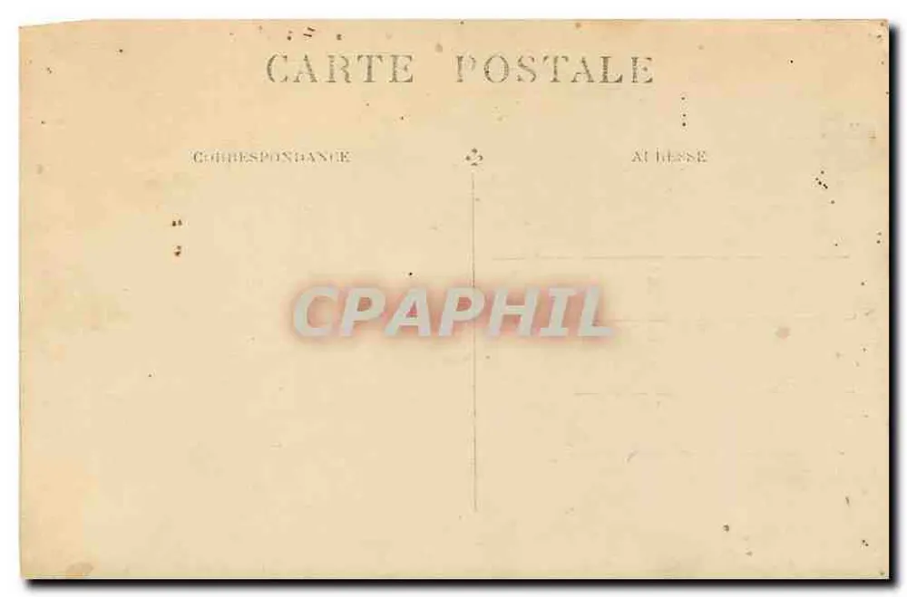 Menina em vestido branco e véu — jardim — Carte postale - Verso
