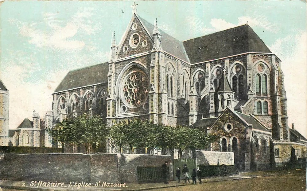 Saint-Nazaire — Kirche Saint-Nazaire — Unbekannter Verleger, Nr. 2 - Vorderseite