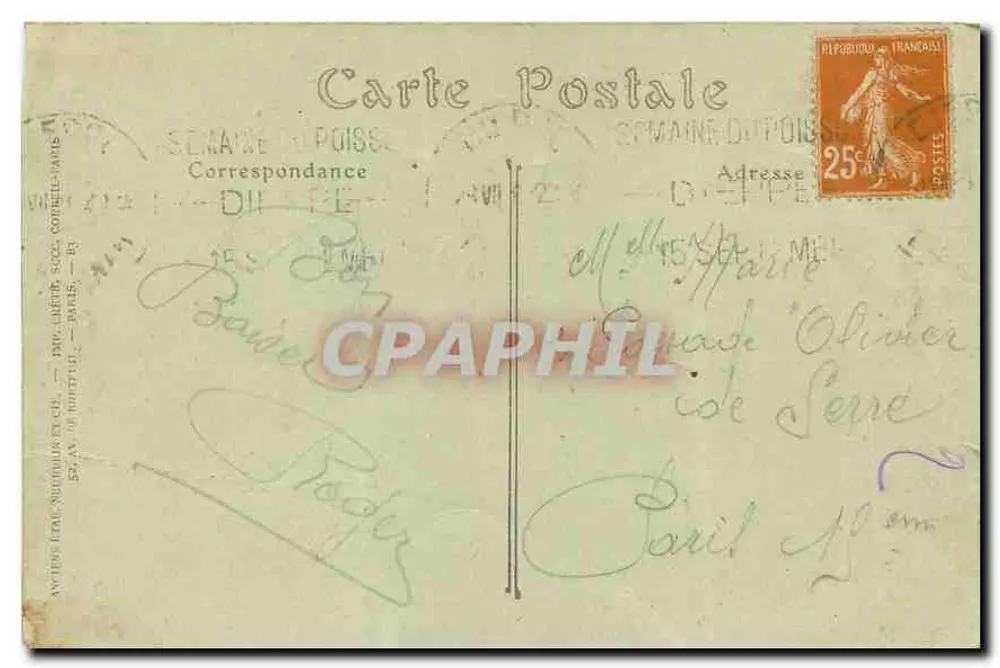 Castelo de Dieppe — The Castle — JND Fot. n°555 - Verso