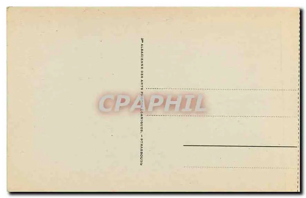 Gavarnie - L'Hôtel du Cirque et la Grande Casoade — éditeur Alsatienne des Arts Photographiques, Strasbourg - Verso