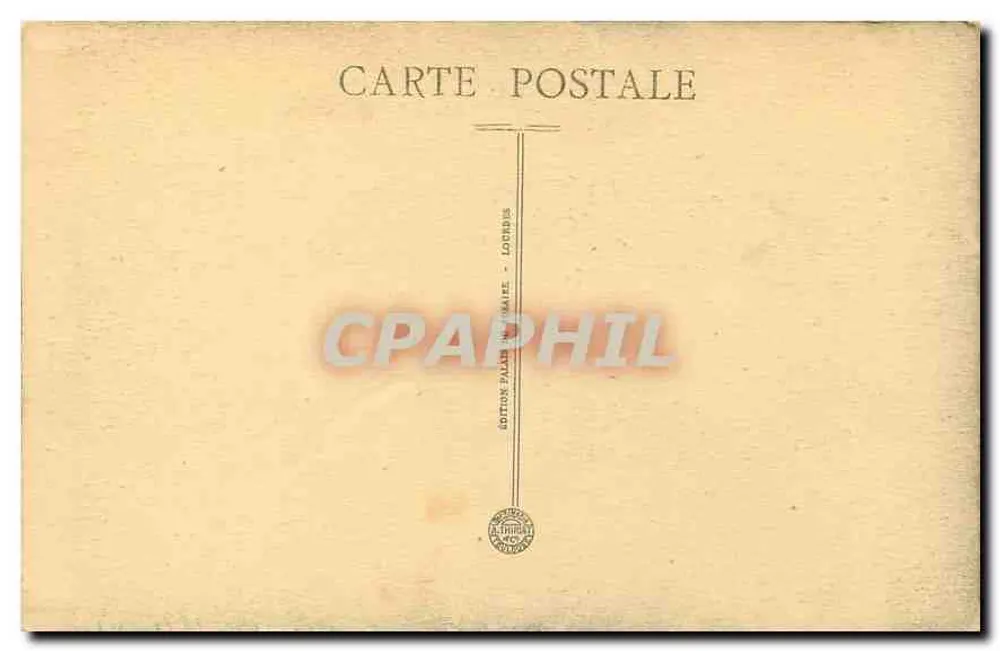 Lourdes — La Virgen de la Gruta — Edición Palais Lourdes - Reverso