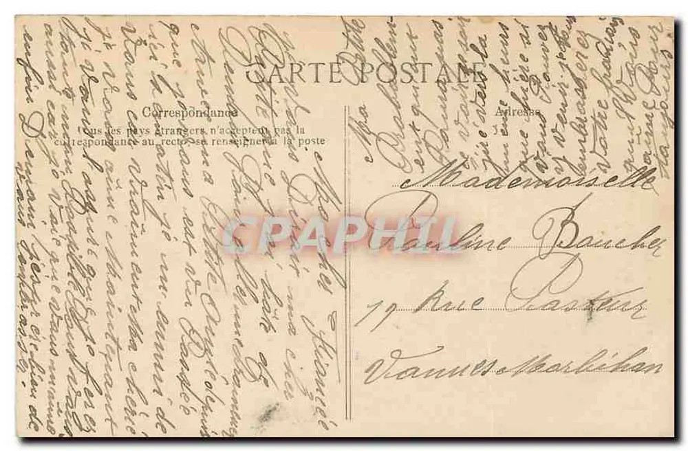 Paryż — Widok pilarów mostu Alexandre III — wydawca nieznany, nr 4223 - Rewers