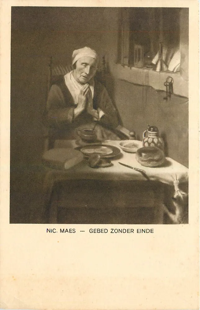 Nic. Maes — Gebed zonder einde — Éditeur Lenta & Søn - Frente