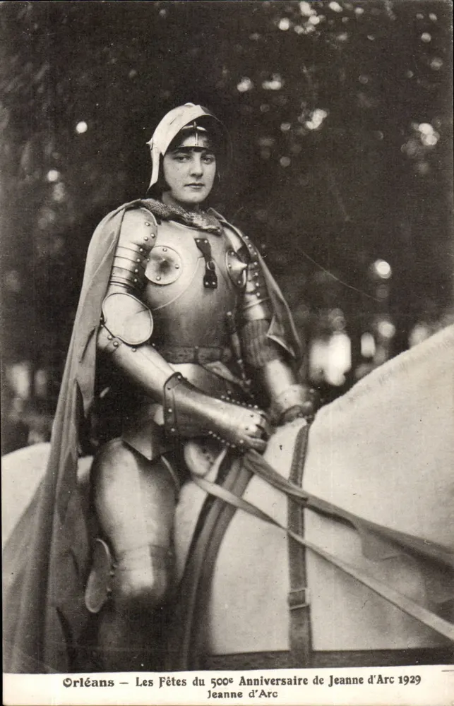 Orléans — Die 500. Jubiläumsfeier von Jeanne d'Arc 1929 — Jeanne d'Arc - Vorderseite