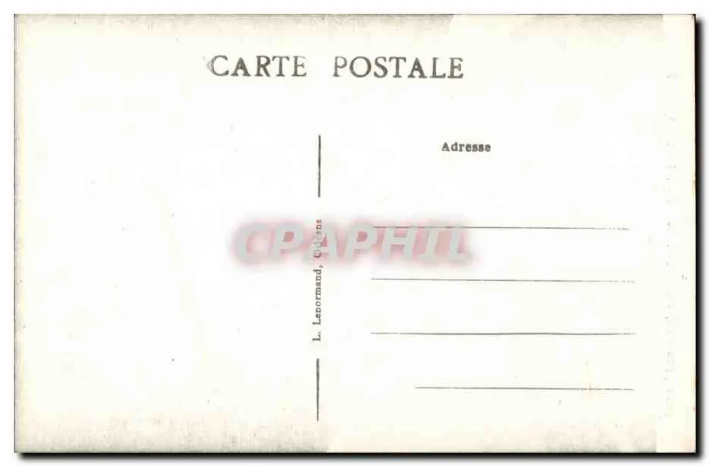 Orléans — Die 500. Jubiläumsfeier von Jeanne d'Arc 1929 — Jeanne d'Arc - Rückseite