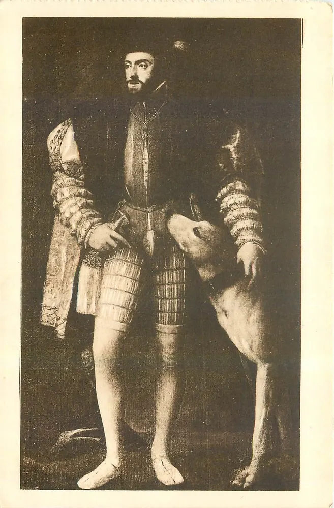 Kaiser Karl V — Tiziano — Museo del Prado, 409 - Vorderseite