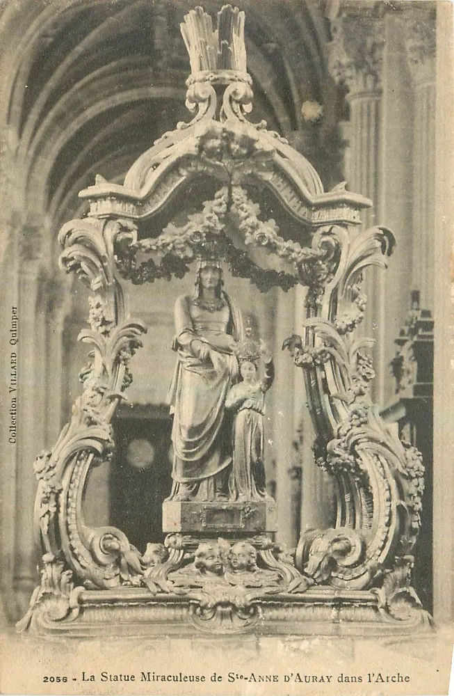 Mirakelstatue van Sint Anna van Auray in de boog — Collectie VILLARD Qalimper, n° 2056 - Voorkant