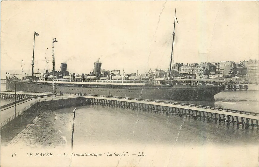 Le Havre — Der Transatlantiker "La Savoie" — LL. — N°58 - Vorderseite