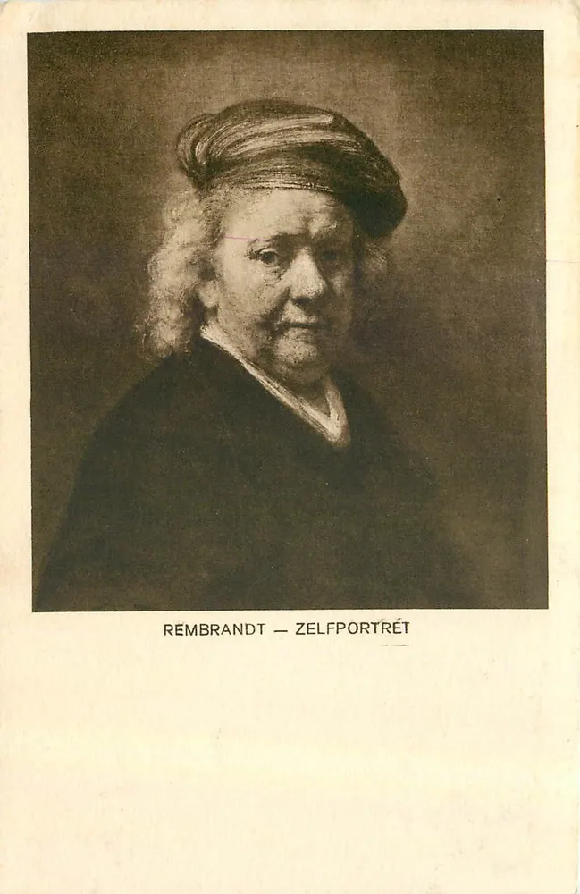 Rembrandt — Autorretrato — Weening & Snes - Frente