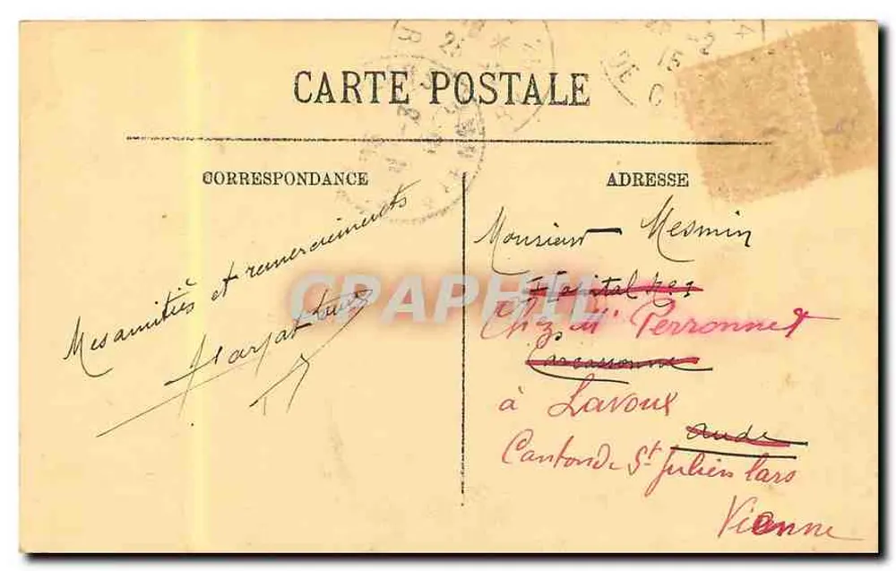 Paris — A Praça da Bastilha — LL 175 - Verso