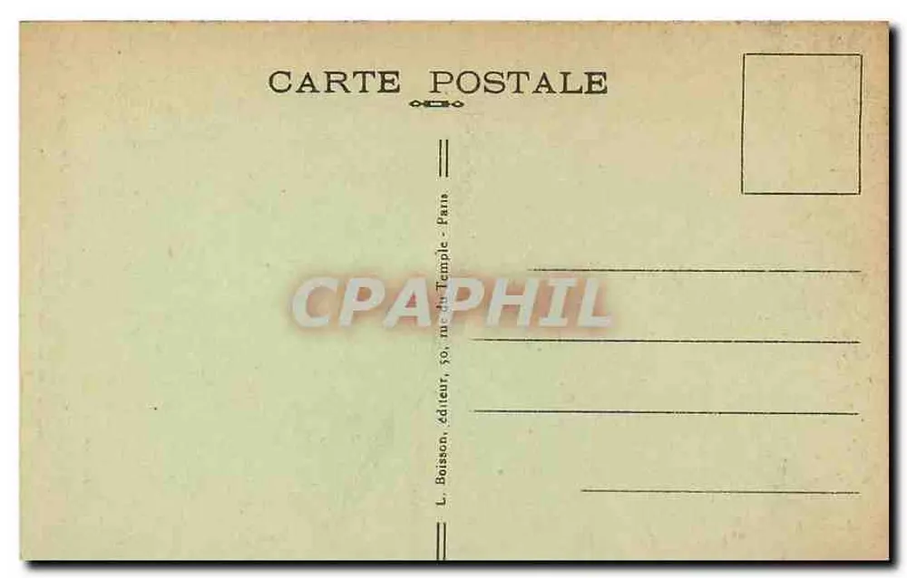 Paris — Église Saint-Étienne-du-Mont — J. H., n° 165 - Verso