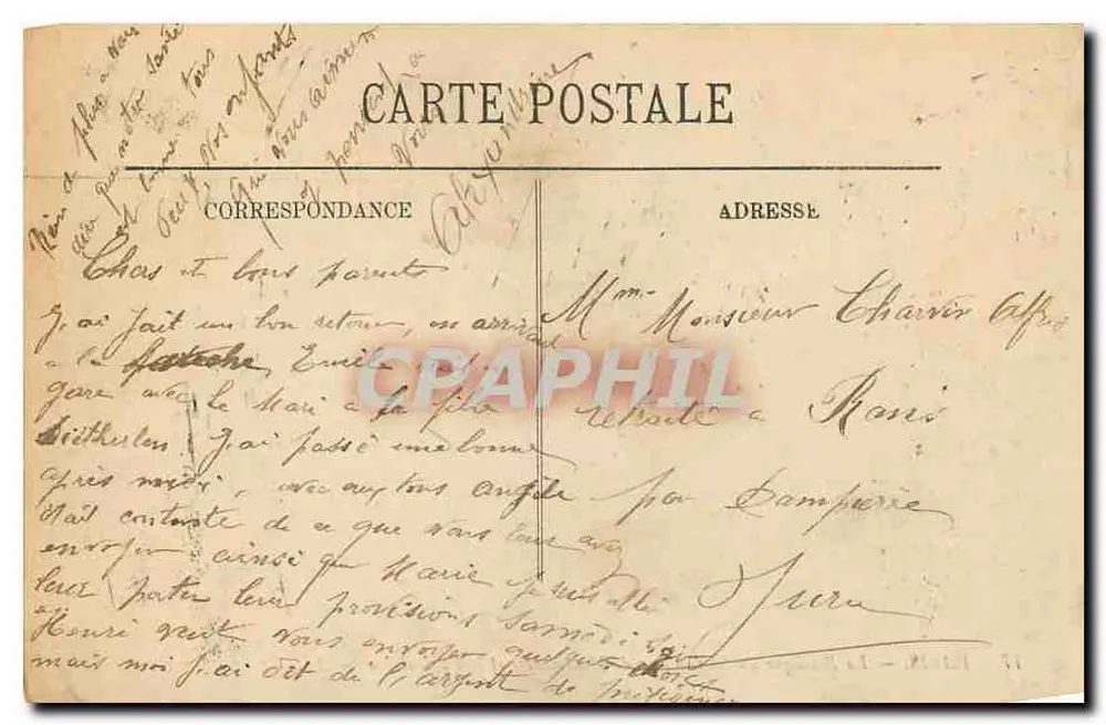 Paris — Die Basilika des Heiligen Herzens von Montmartre und der Funicular — LL. - Rückseite