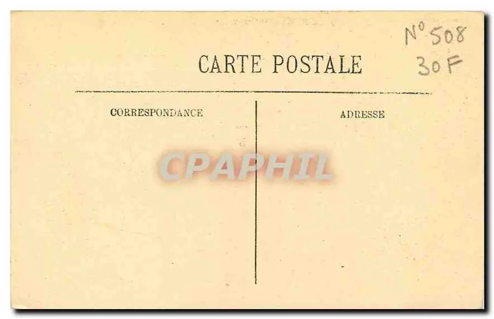 Paris — La Rue Soufflot et le Panthéon — Éditeur non identifié, n° de série 508 - Verso