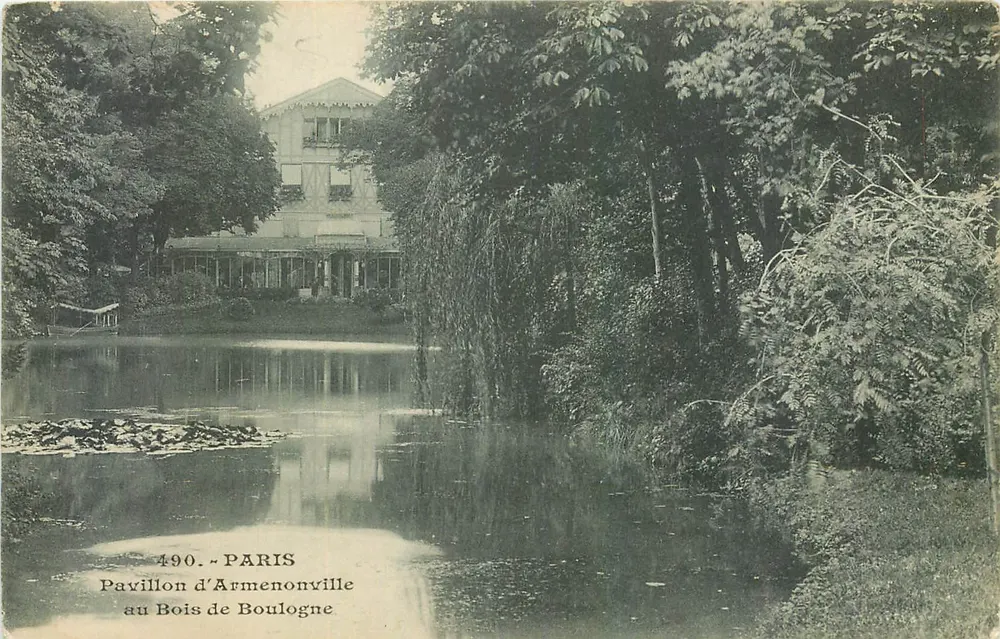 Pavillon d'Armenonville im Bois de Boulogne — Paris — n° 490 - Vorderseite