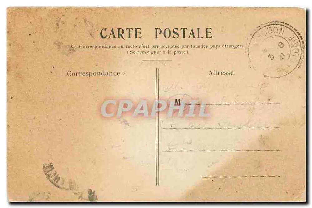 Palácio de Justiça de Paris — vista da fachada — editor não identificado, n° 568 - Verso