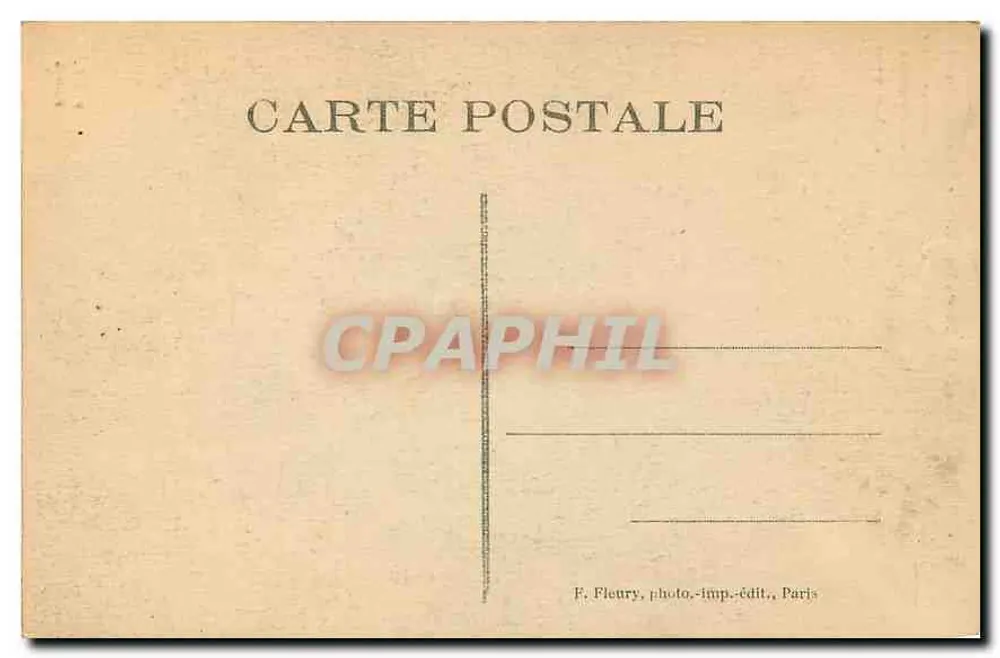 París antiguo (siglo XVI) — Torre del antiguo Molino de Passy — Obra maestra de arquitectura — F. F. París - Reverso