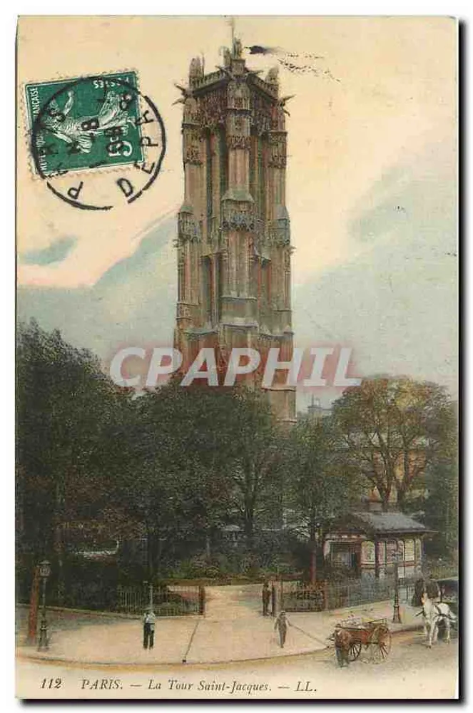 Paris — Torre Saint-Jacques — L.L. — n°112 - Frente