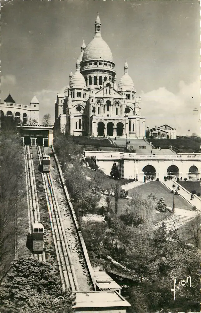 Basilique du Sacré-Cœur — Funiculaire de Montmartre — Verleger Lyon - Vorderseite