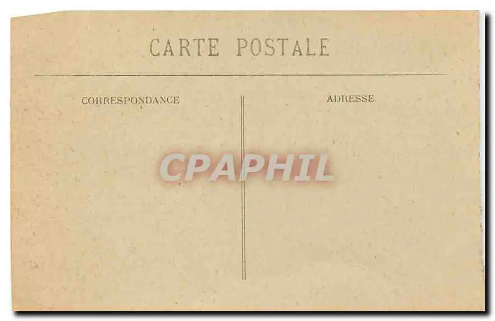 Paris - O Trocadéro — estátua do rinoceronte — Fototipia Marcel Deiboy, Bordeaux - Verso