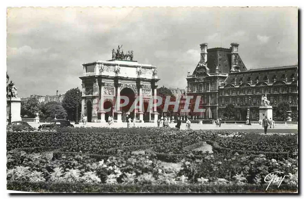 Platz du Carrousel — Arc de Triomphe du Carrousel (1806) — André Leconte, n°3623 - Vorderseite