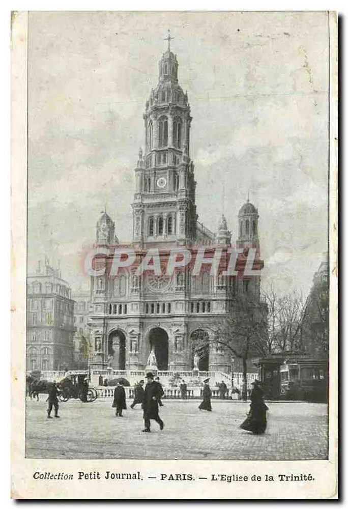 Parigi — La Chiesa della Trinità — Collezione Petit Journal - Recto