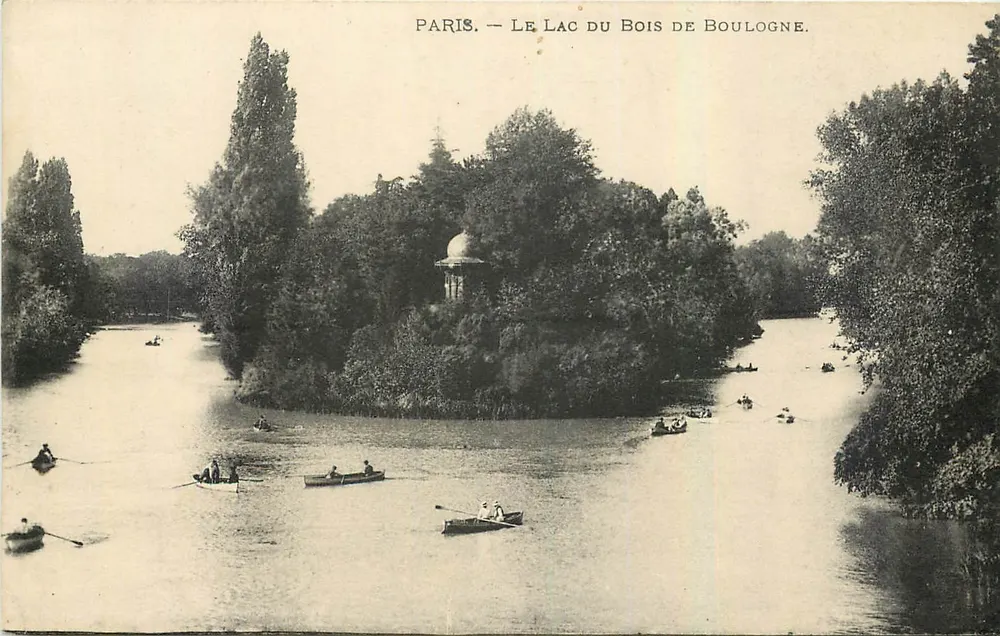 Paris — Le Lac du Bois de Boulogne — Lévy Frères & Cie, Paris - Recto