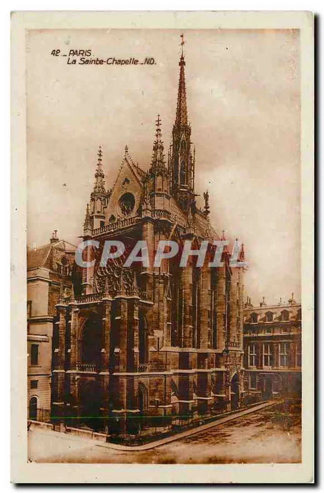 A Santa Capela — Paris — editor Levy e Neurden, n°42 - Frente