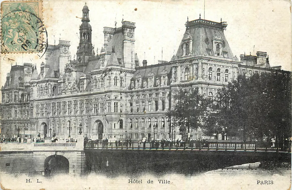 Hôtel de Ville — Paris — H. L. - Frente